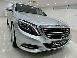Mercedes Benz S400L R19 LED 2015 Rear Entertainment Silver
